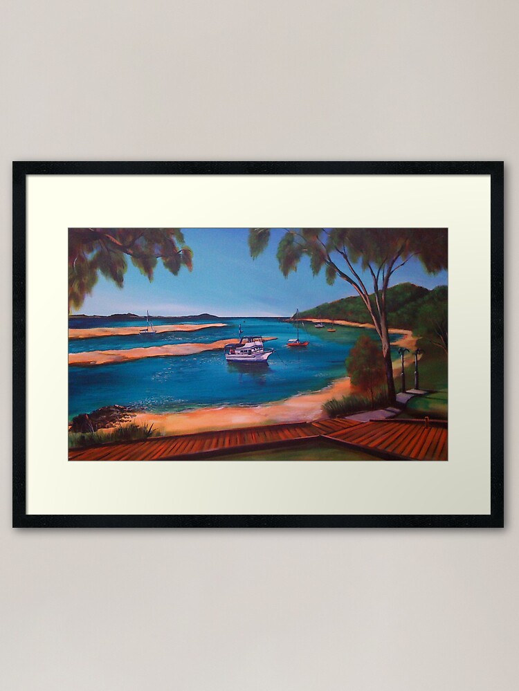 Alternate view of the Clipper's in - 1770 Boardwalk Framed Art Print