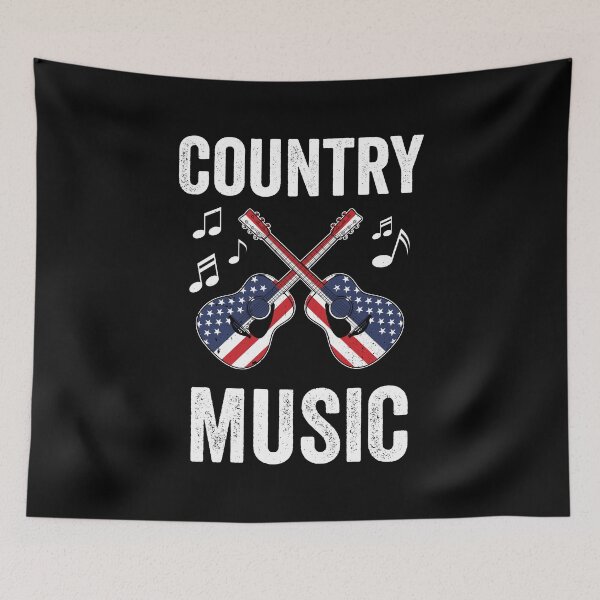 Item preview, Country Music American Flag USA Guitar Musician designed and sold by haselshirt.