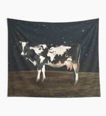 Surreal Bovine Atlas Wall Tapestry