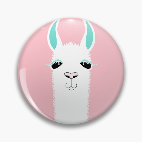 Item preview, LLAMA PORTRAIT ON EGGSHELL PINK designed and sold by Jean Gregory Evans.