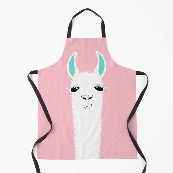 Item preview, LLAMA PORTRAIT ON EGGSHELL PINK designed and sold by Jean Gregory Evans.