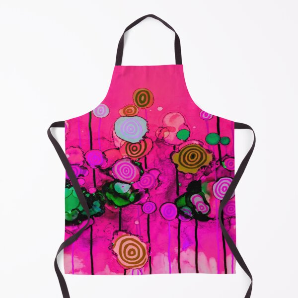 Item preview, Original Pink Alcohol Ink Painting designed and sold by RedRoofStudio.