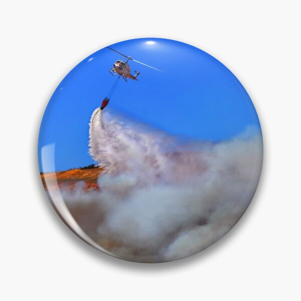Item preview, Cal Fire UH-1H Super Huey Over a Grassland Fire designed and sold by Wernher Krutein.