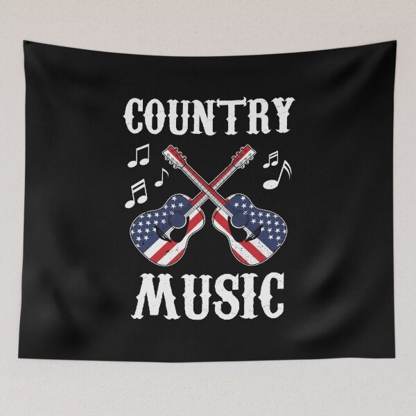 Item preview, Country Music American Flag USA Guitar Musician designed and sold by haselshirt.