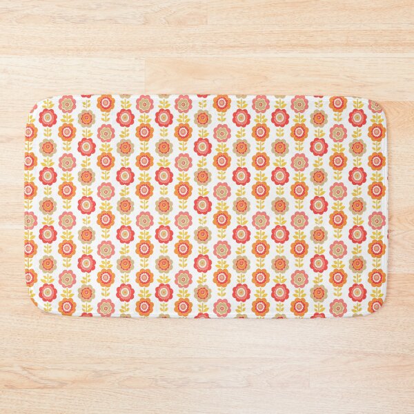 Item preview, Orange Vintage Floral designed and sold by Liani DeGeeter.