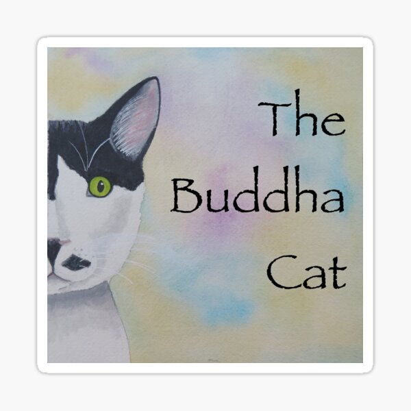 The Buddha Cat Sticker