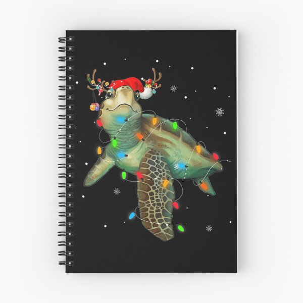 Item preview, Sea Turtle Christmas Lights Funny Santa Hat Merry Christmas designed and sold by juansstanley.