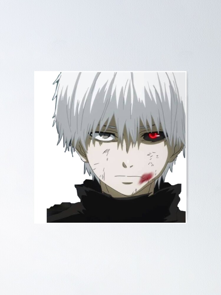 Ken Kaneki P Poster By Lsusername Redbubble