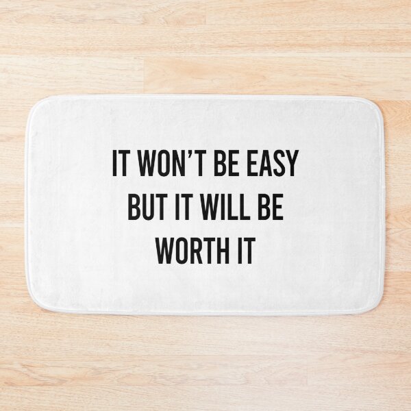 Item preview, It Won't Be Easy designed and sold by Healthy AF.