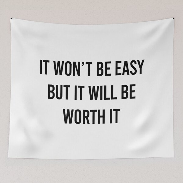 Item preview, It Won't Be Easy designed and sold by Healthy AF.