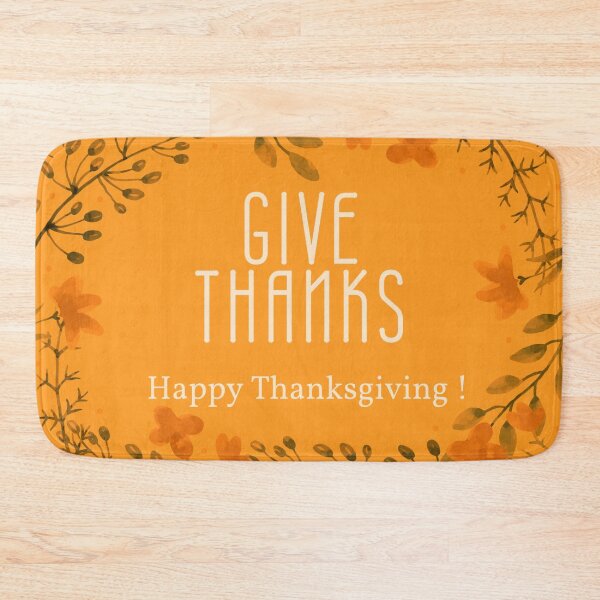 Item preview, Give Thanks - Happy Thanksgiving! designed and sold by WordsmithNerd.