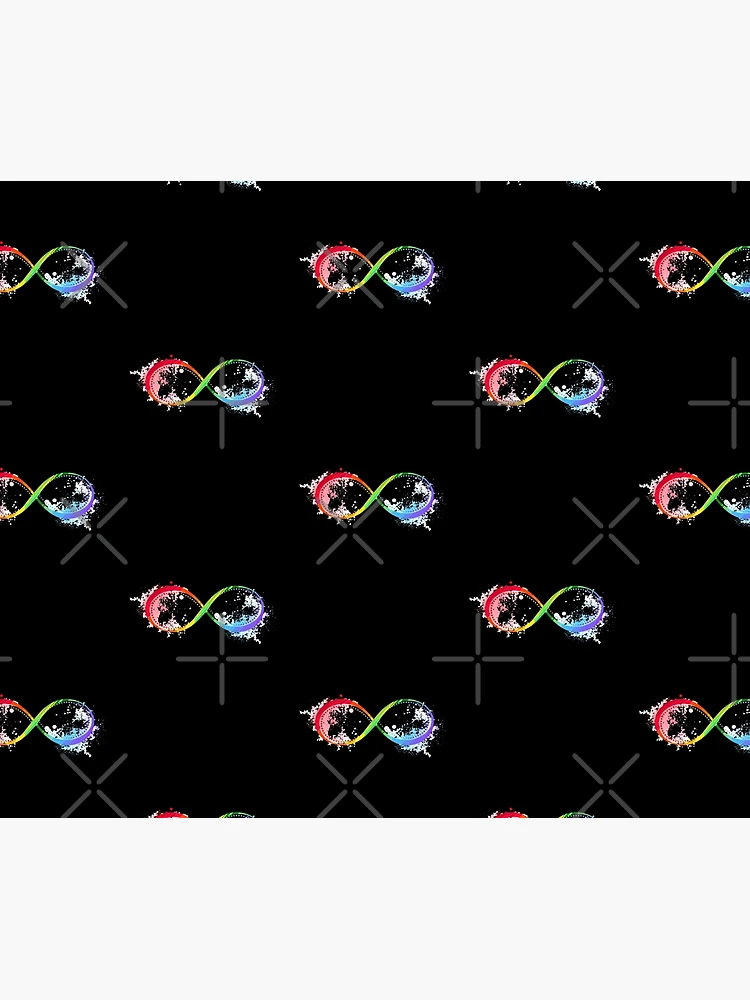 Thumbnail 6 of 6, Throw Blanket, Autism Infinity Mask designed and sold by Rpgpbp.