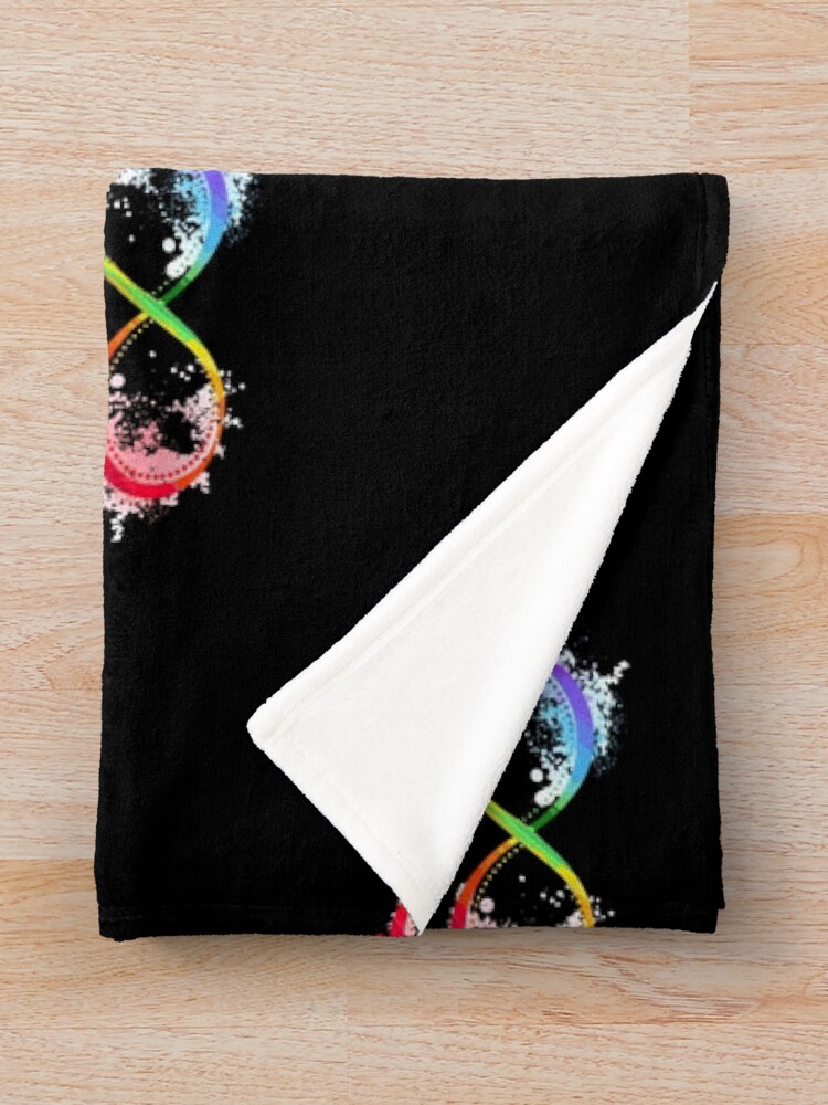 Thumbnail 3 of 6, Throw Blanket, Autism Infinity Mask designed and sold by Rpgpbp.