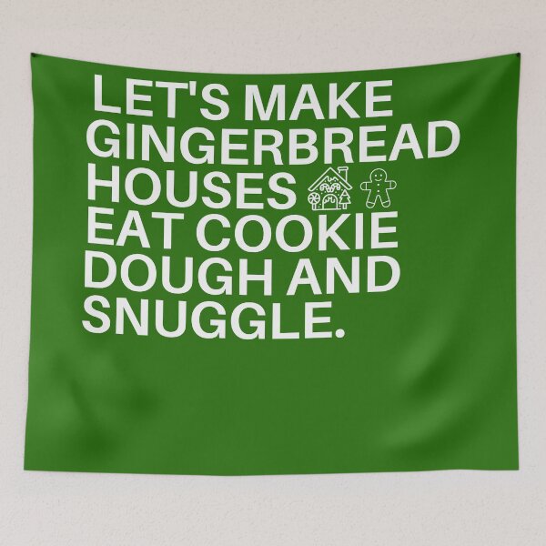 Item preview, Let's Make Gingerbread Houses & Snuggle designed and sold by The Masked Designer.