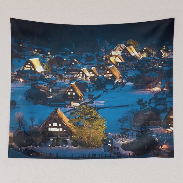 Item preview, shirakawago japan village heritage site  designed and sold by Japanculture.