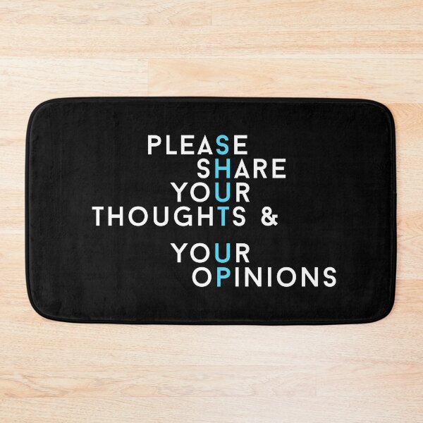 Item preview, Please share your thoughts and opinions - SHUT UP designed and sold by Primotees.