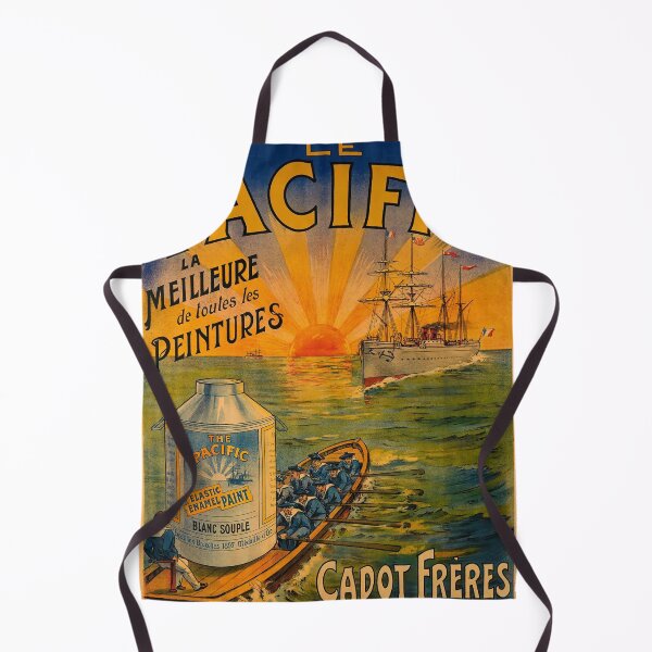 Item preview, retro le pacific peinture email designed and sold by CorasPosters.