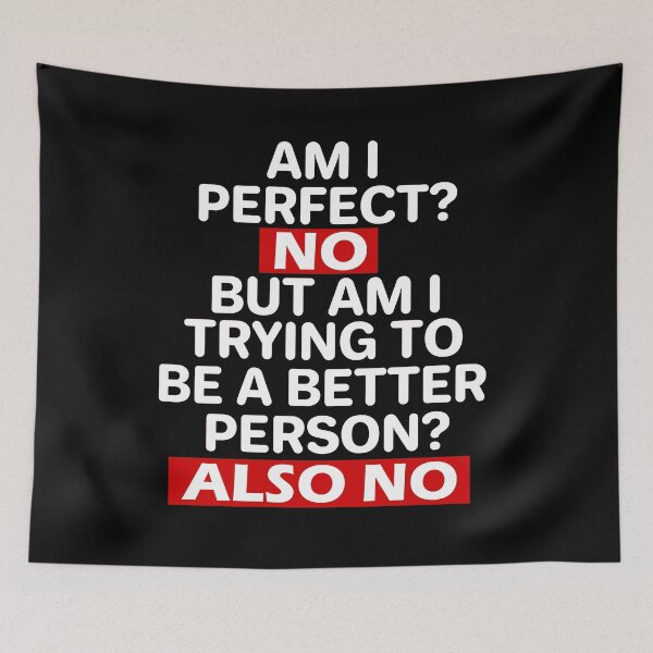 Item preview, Am I perfect? No designed and sold by aktiveaddict.