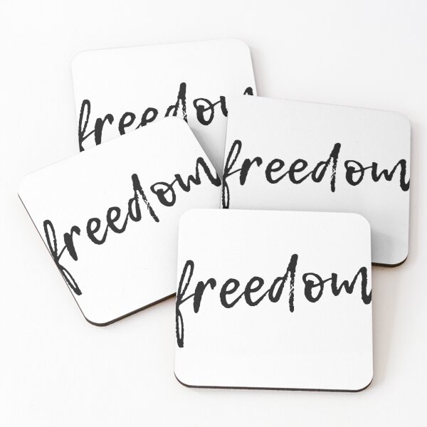 Item preview, Freedom Typography Word Design by Christie Olstad designed and sold by Christie Olstad.