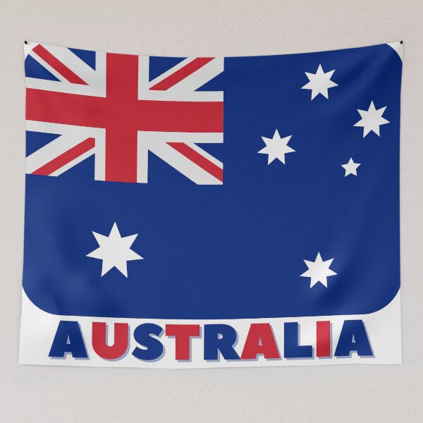Item preview, Australia Flag designed and sold by Orchyd.