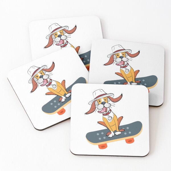 Item preview, Just having fun dog on skateboard designed and sold by GulQari.
