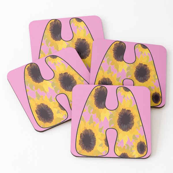 Item preview, Many Sunflowers Monogram Sticker designed and sold by aoichan3939.