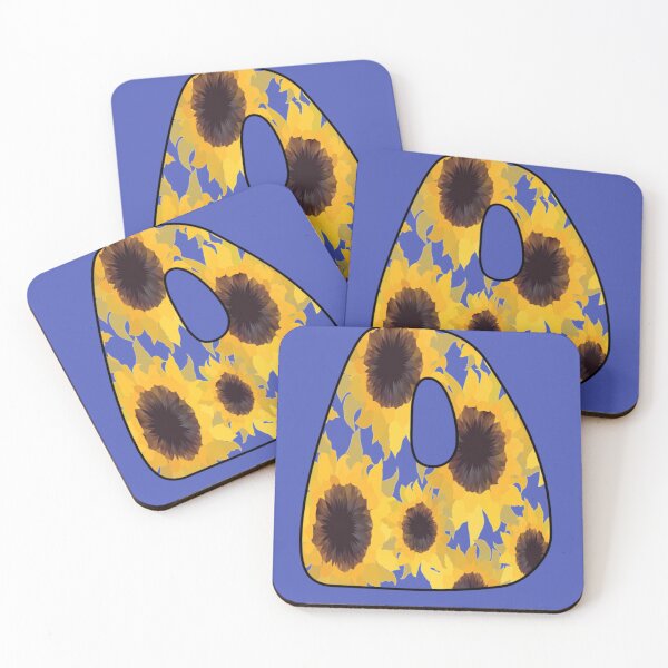 Item preview, Many Sunflowers Monogram Sticker designed and sold by aoichan3939.