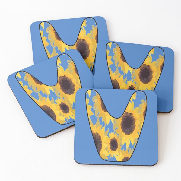 Item preview, Many Sunflowers Monogram Sticker designed and sold by aoichan3939.