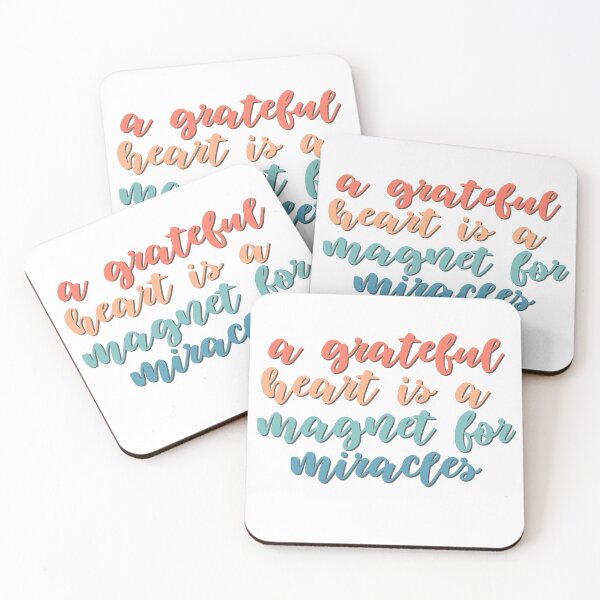 Item preview, A grateful heart is a magnet for miracles designed and sold by aoichan3939.