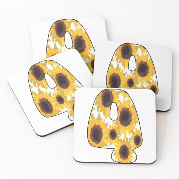 Item preview, Many Sunflowers Monogram Sticker designed and sold by aoichan3939.