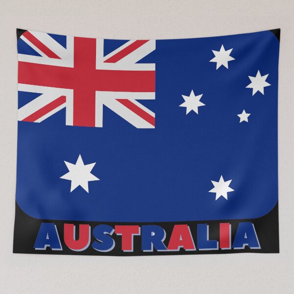 Item preview, Australia Flag designed and sold by Orchyd.