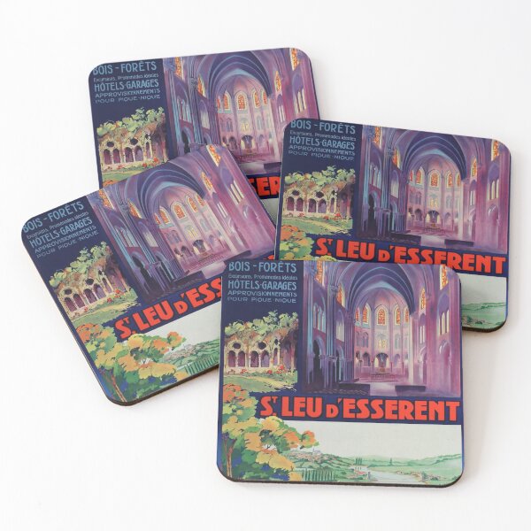 Item preview, retro St Leu d Esserent designed and sold by CorasPosters.