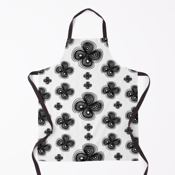 Item preview, Many double chaotic strange attractor design pattern - black designed and sold by rahilvalani.