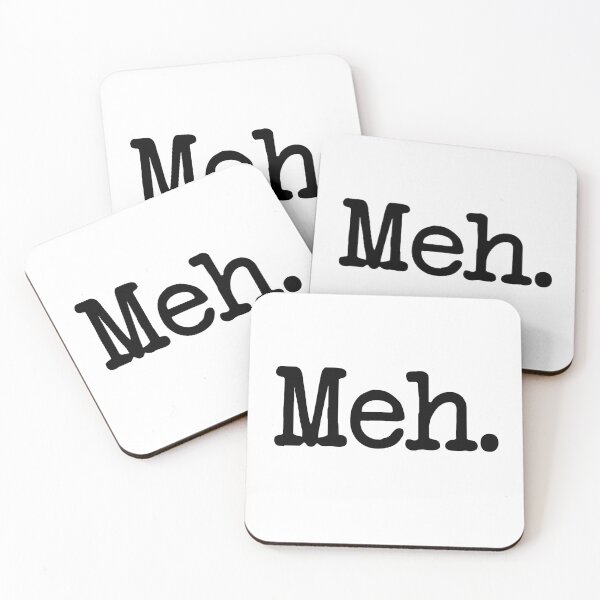 Item preview, Meh | 2020 Is A Write Off | Just Want To Move On Indifference designed and sold by GravitiTees.
