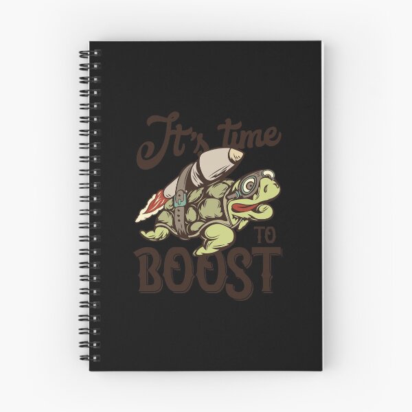 Item preview, Turtle With Rocket - It's Time To Boost designed and sold by Two Left Hands Design.