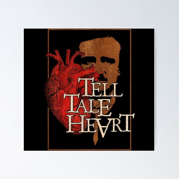 Poe Tell Tale Heart Shirt Distressed Gothic Halloween Design Poe Tell Tale Heart Shirt Distressed Gothic Halloween Design