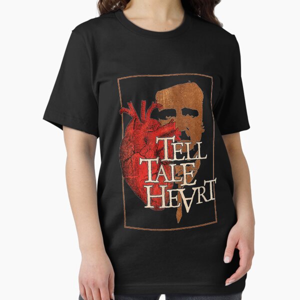 Poe Tell Tale Heart Shirt Distressed Gothic Halloween Design Poe Tell Tale Heart Shirt Distressed Gothic Halloween Design