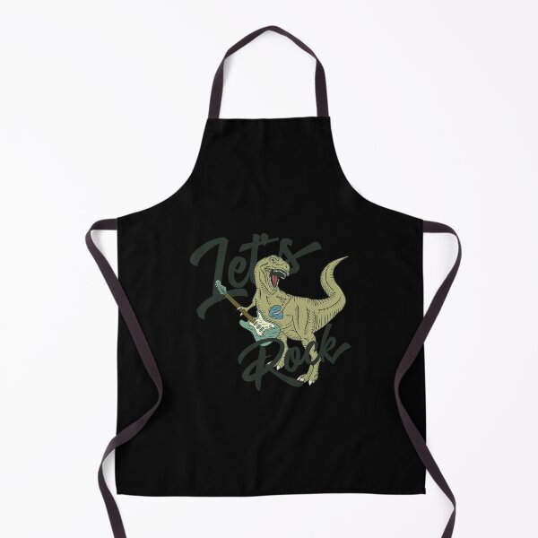 Item preview, Dinosaur With Guitar - Let's Rock designed and sold by Two Left Hands Design.