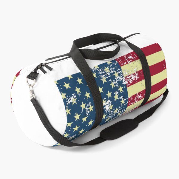 Grunge USA flag Duffle Bag