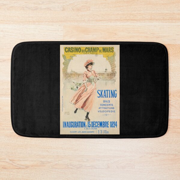 Item preview, retro casino du champ de mars skating bals concert attractions velocipedie designed and sold by CorasPosters.