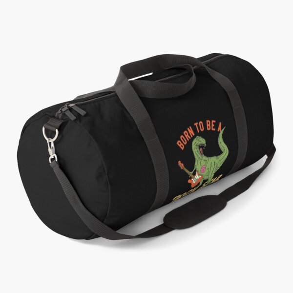 Item preview, Dinosaur With Guitar - Born To Be A Rock Star designed and sold by Two Left Hands Design.