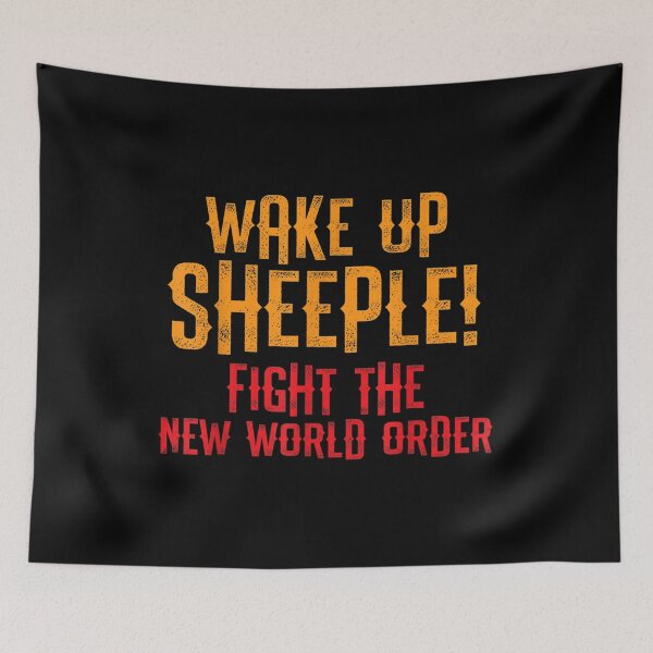 Item preview, Political Conspiracy Wake Up Sheeple designed and sold by paulatague.