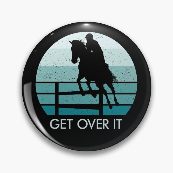Item preview, Equestrian Horse Jumping Get Over It designed and sold by EstelleStar.
