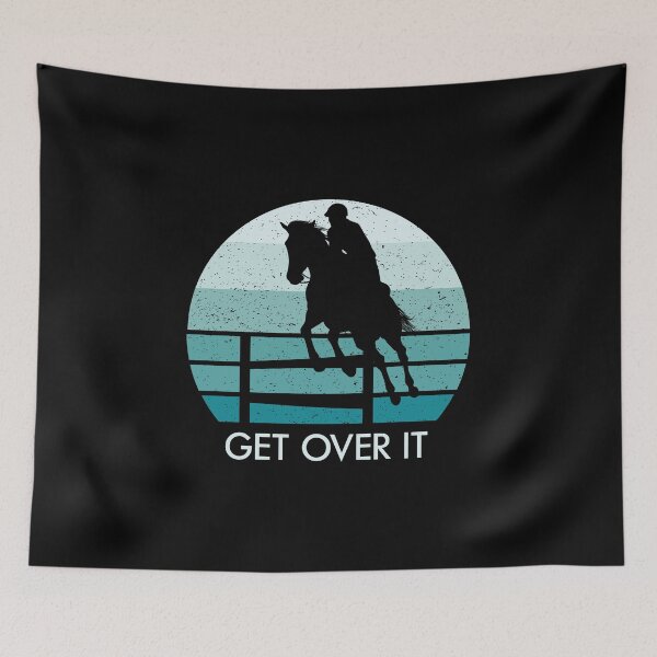 Item preview, Equestrian Horse Jumping Get Over It designed and sold by EstelleStar.