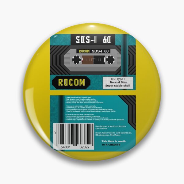 Item preview, Rocom SDS-I 60 type 1 cassette (front and back) designed and sold by B-96-J.