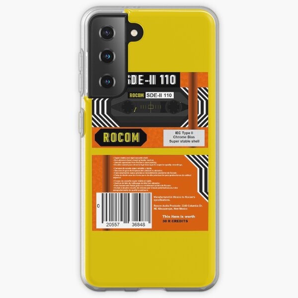 Rocom SDE-II 110 type 2 cassette (front and back) Samsung Galaxy Soft Case