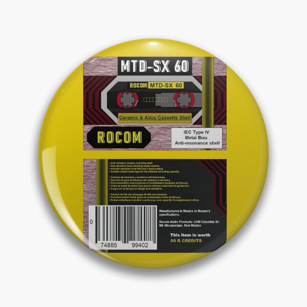 Item preview, Rocom MTD-SX 60 type 4 cassette (front and back) designed and sold by B-96-J.