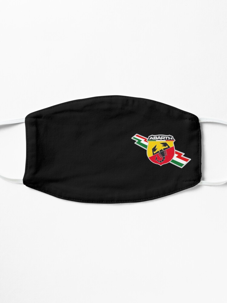 Masque ''Drapeau italien logo Abarth' : autre vue