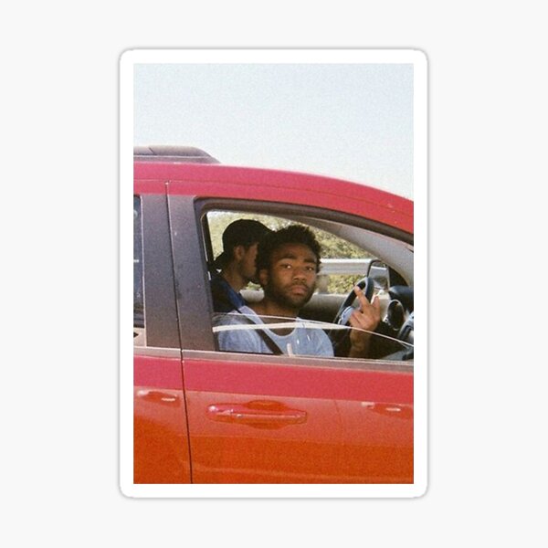 Gambino In Car Sticker
