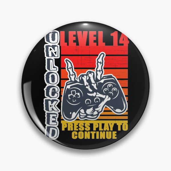 Item preview, level 14 unlocked 14th birthday gamer gift happy 14th birthday designed and sold by GoodyLeo.